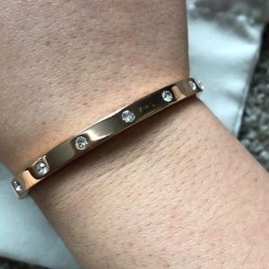 Kate Spade rose gold diamond bracelet